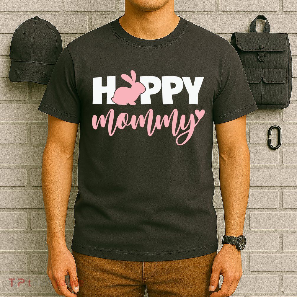 Happy Mommy Cute Bunny T-Shirt