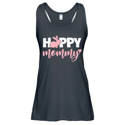 Happy Mommy Cute Bunny Ladies Essential Flowy Tank