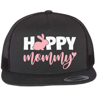 Happy Mommy Cute Bunny Flatbill Hat
