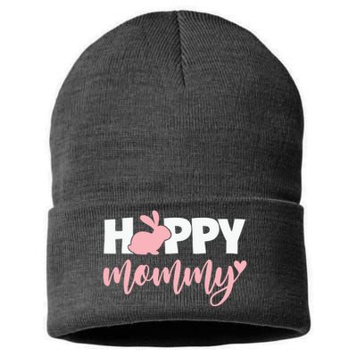 Happy Mommy Cute Bunny Sustainable Knit Beanie