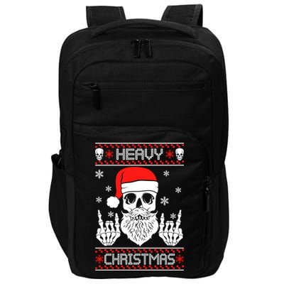Heavy Metal Christmas 2020 Ugly Christmas Cool Gift Impact Tech Backpack