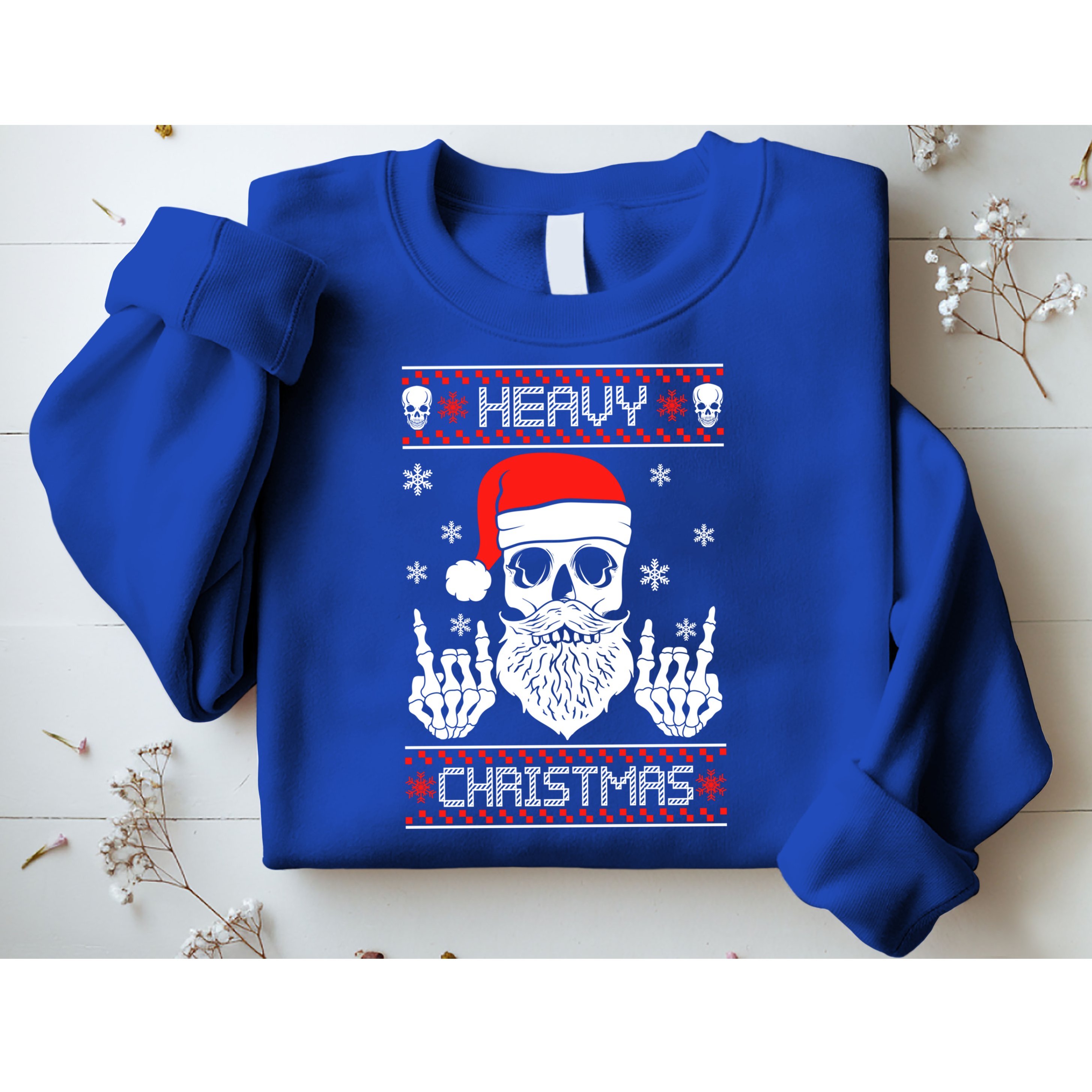 Heavy Metal Christmas 2020 Ugly Christmas Cool Gift Sweatshirt