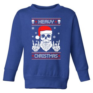 Heavy Metal Christmas 2020 Ugly Christmas Cool Gift Toddler Sweatshirt