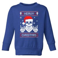 Heavy Metal Christmas 2020 Ugly Christmas Cool Gift Toddler Sweatshirt