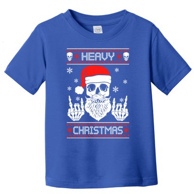 Heavy Metal Christmas 2020 Ugly Christmas Cool Gift Toddler T-Shirt