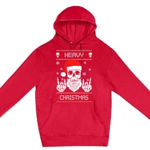 Heavy Metal Christmas 2020 Ugly Christmas Cool Gift Premium Pullover Hoodie