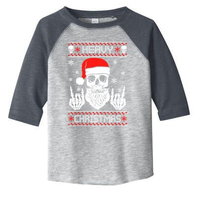 Heavy Metal Christmas 2020 Ugly Christmas Cool Gift Toddler Fine Jersey T-Shirt