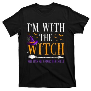 Halloween Matching Couples Costume IM With The Witch T-Shirt