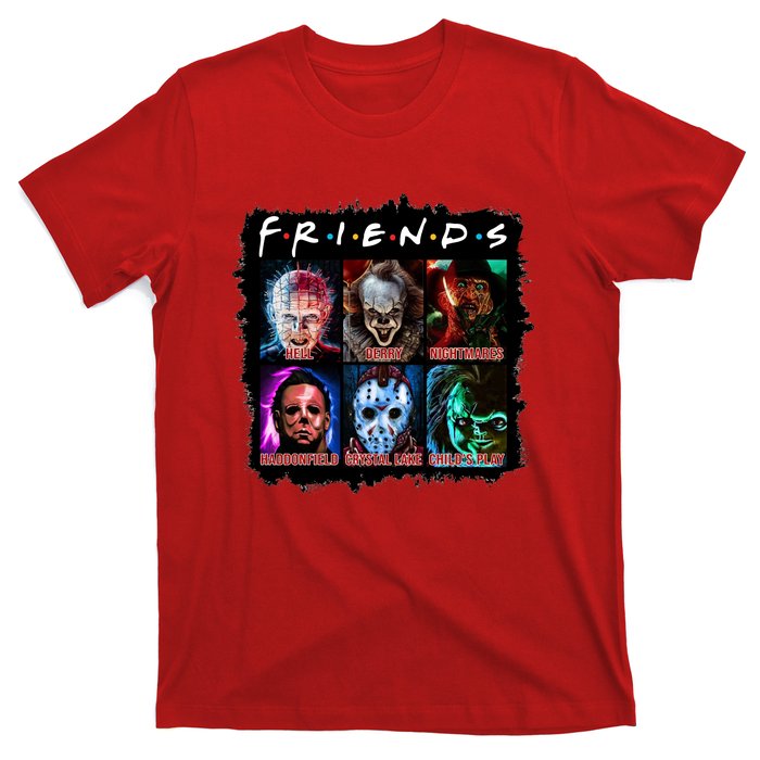 Horror Movie Character Halloween Friends Horror Fan Gift T-Shirt