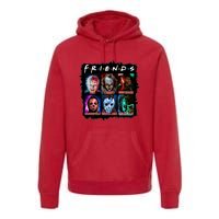 Horror Movie Character Halloween Friends Horror Fan Gift Premium Hoodie