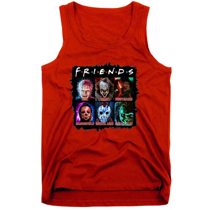 Horror Movie Character Halloween Friends Horror Fan Gift Tank Top