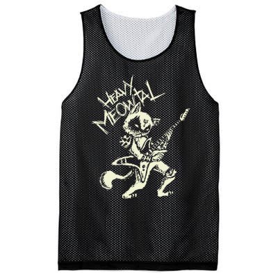 Heavy Metal Cats Gift Clothing Guitar Playing Cat Gothic Mesh Reversible Basketball Jersey Tank