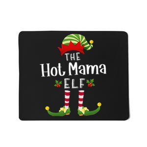 Hot Mama Christmas Elf Matching Pajama XMas Party  Mousepad