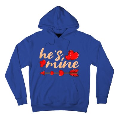 He's Mine Couple Valentine's Day Great Gift Hoodie