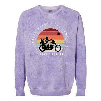 Harley Motorcycle Community Colorblast Crewneck Sweatshirt