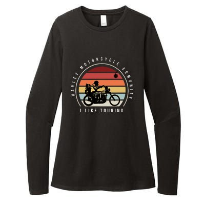 Harley Motorcycle Community Womens CVC Long Sleeve Shirt