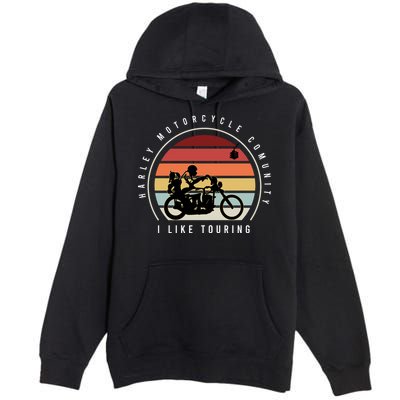 Harley Motorcycle Community Premium Pullover Hoodie