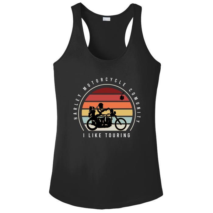 Harley Motorcycle Community Ladies PosiCharge Competitor Racerback Tank