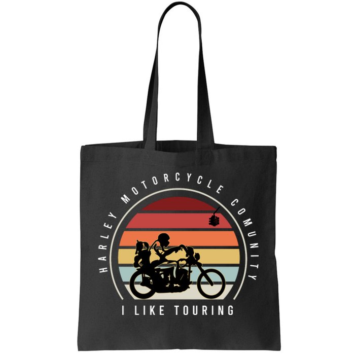 Harley Motorcycle Community Tote Bag