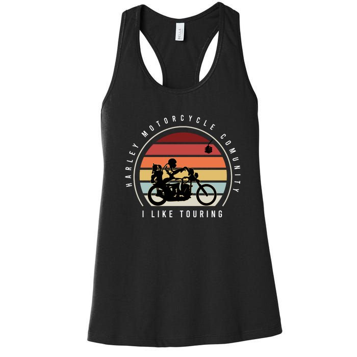 Harley Motorcycle Community Women's Racerback Tank