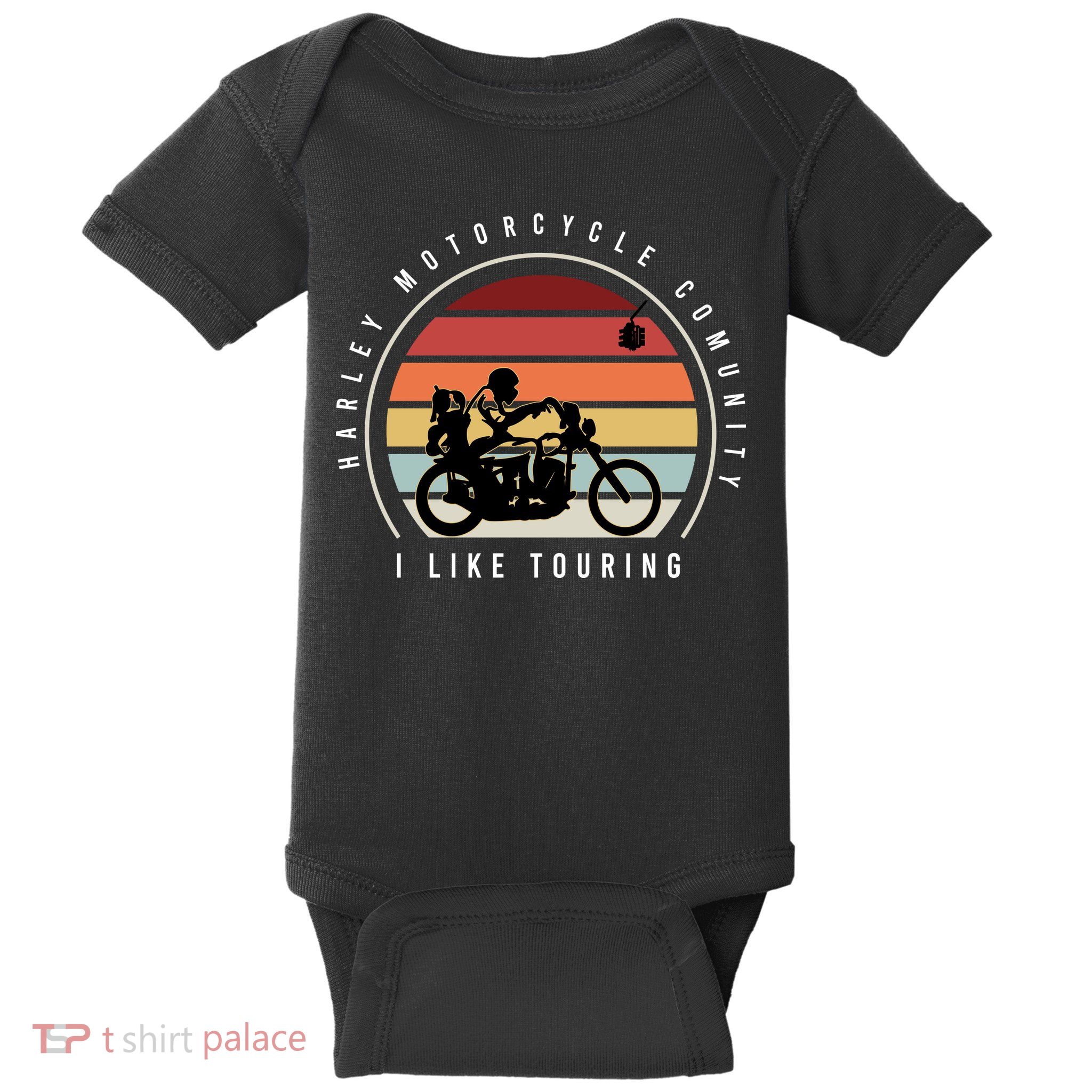 Harley Motorcycle Community Baby Bodysuit