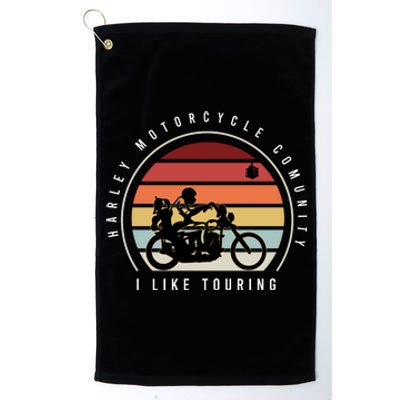 Harley Motorcycle Community Platinum Collection Golf Towel