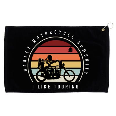 Harley Motorcycle Community Grommeted Golf Towel