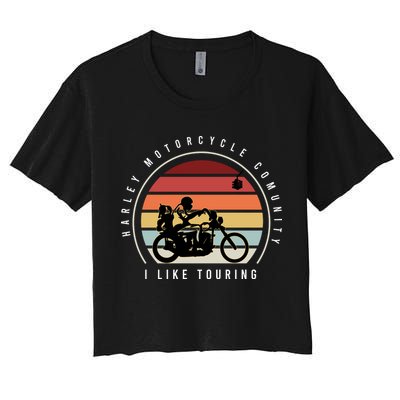 Harley Motorcycle Community Crop Top