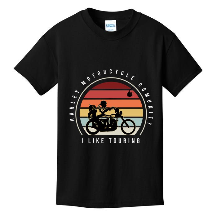 Harley Motorcycle Community Kids T-Shirt