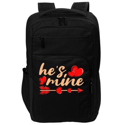 He's Mine Couple Valentine's Day Gift Impact Tech Backpack