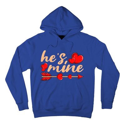 He's Mine Couple Valentine's Day Gift Hoodie