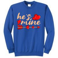 He's Mine Couple Valentine's Day Gift Sweatshirt