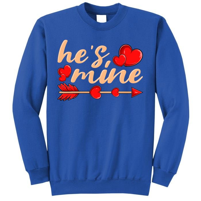 He's Mine Couple Valentine's Day Gift Sweatshirt