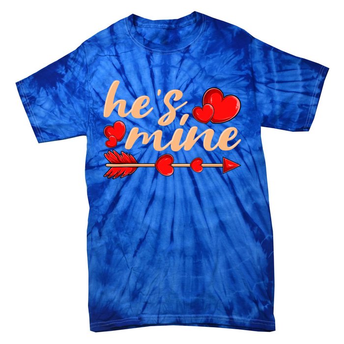 He's Mine Couple Valentine's Day Gift Tie-Dye T-Shirt