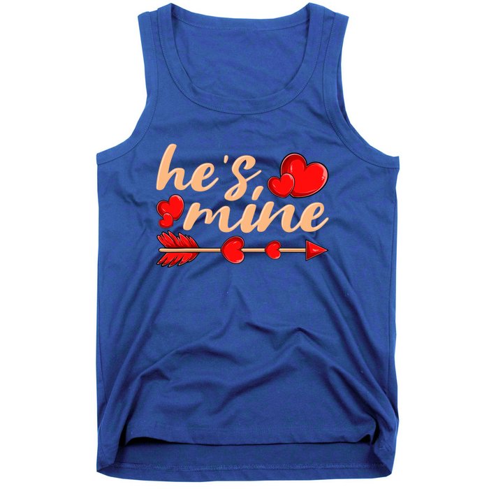 He's Mine Couple Valentine's Day Gift Tank Top