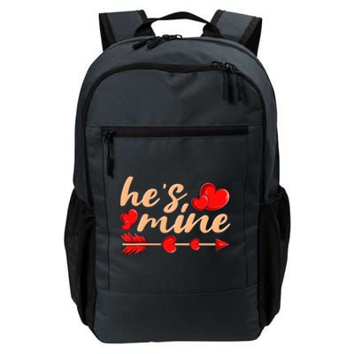 He's Mine Couple Valentine's Day Gift Daily Commute Backpack