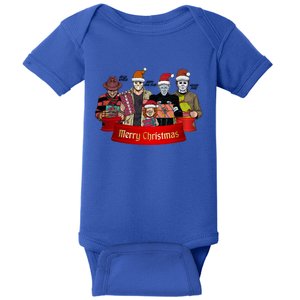 Horror Merry Christmas Halloween Friends Funny Costume Great Gift Baby Bodysuit