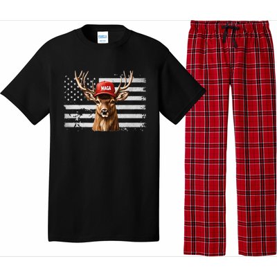 Hunting Maga Camouflage Usa Flag Deer Hunting Season Pajama Set