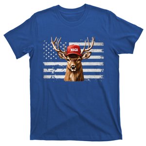 Hunting Maga Camouflage Usa Flag Deer Hunting Season T-Shirt