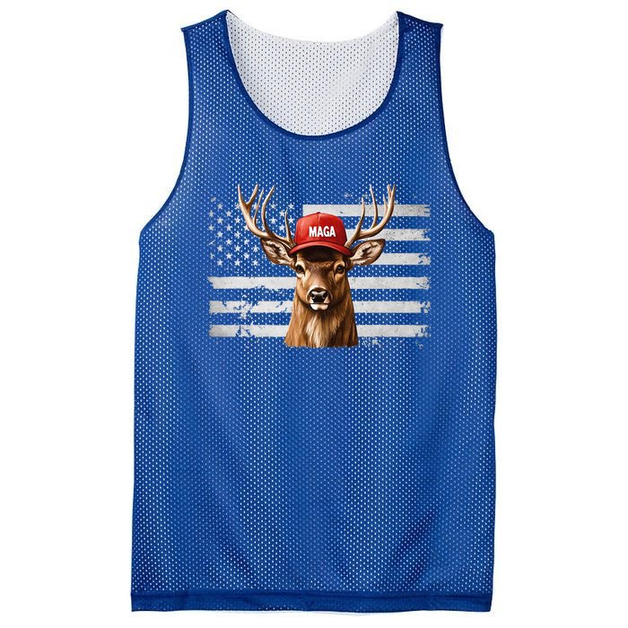 Hunting Maga Camouflage Usa Flag Deer Hunting Season Mesh Reversible Basketball Jersey Tank