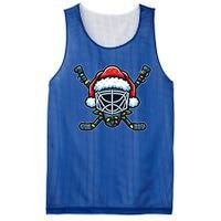 Hockey Mask Christmas Santa Hat With Xmas Lights Gift Mesh Reversible Basketball Jersey Tank