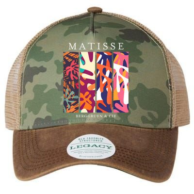 Henri Matisse Cut Outs Art Lover Teachers Legacy Tie Dye Trucker Hat