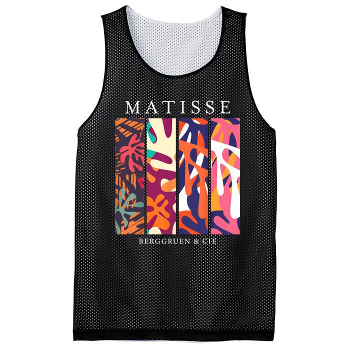 Henri Matisse Cut Outs Art Lover Teachers Mesh Reversible Basketball Jersey Tank