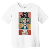 Horror Movie Characters Ghostface Voorhees Halloween Horror Movie Toddler T-Shirt