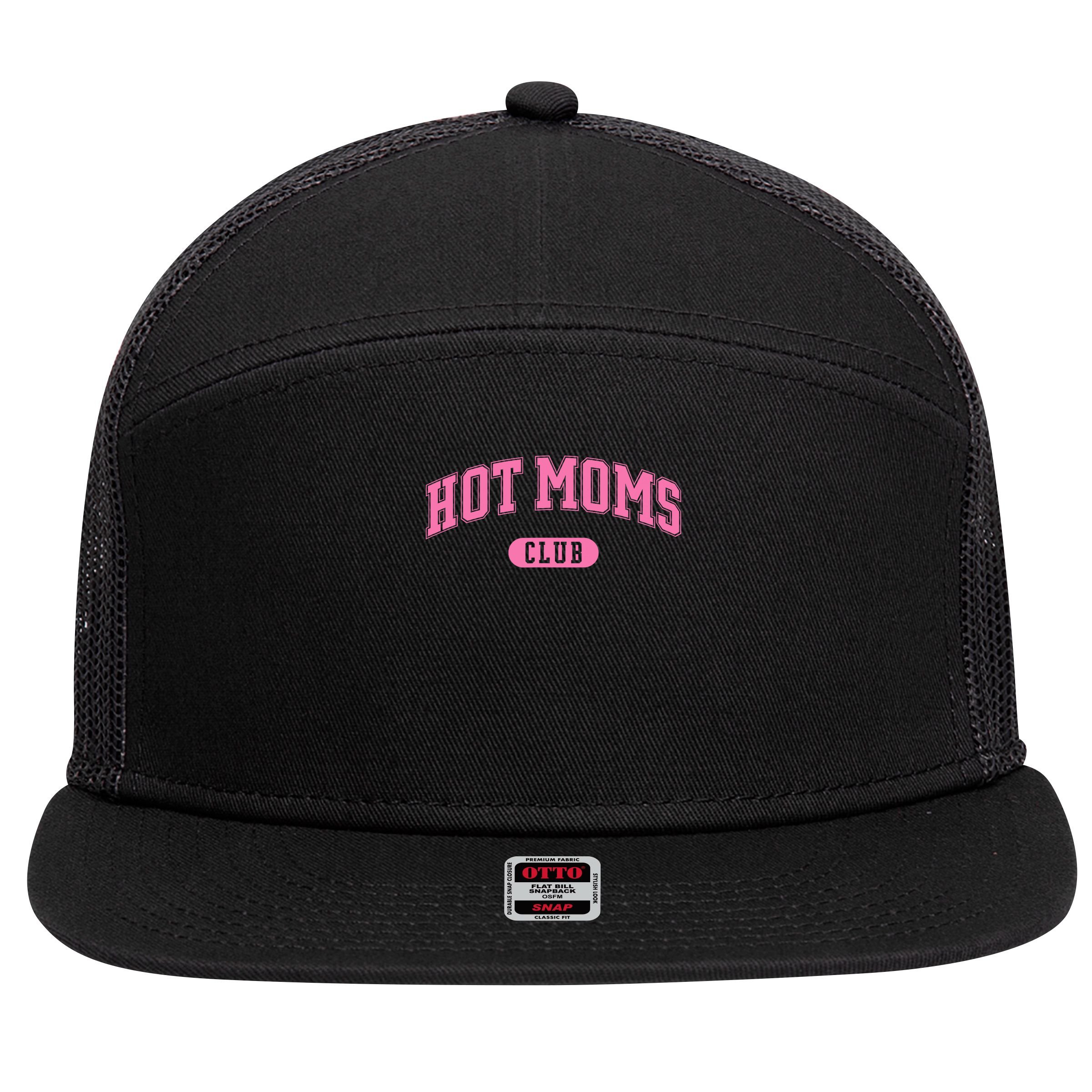 Hot Moms Club 7 Panel Mesh Trucker Snapback Hat