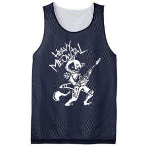 Heavy Meowtal Cats Mesh Reversible Basketball Jersey Tank