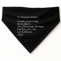 Hackers Movie C Cast Of Characters USA-Made Doggie Bandana