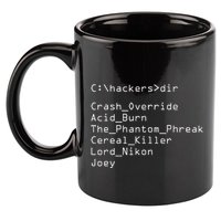 Hackers Movie C Cast Of Characters 11oz C Handle Ceramic Mug