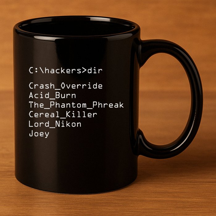 Hackers Movie C Cast Of Characters 11oz C Handle Ceramic Mug