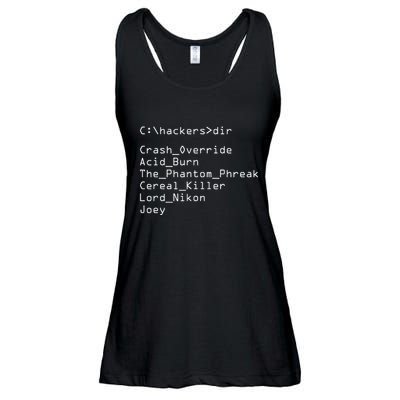 Hackers Movie C Cast Of Characters Ladies Essential Flowy Tank